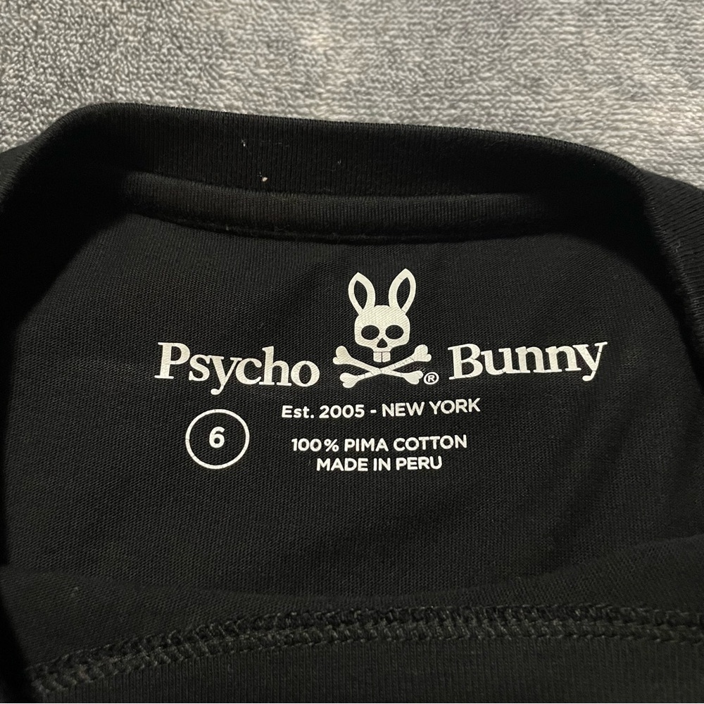 Men’s Black Psycho Bunny T shirt - Picture 3 of 4
